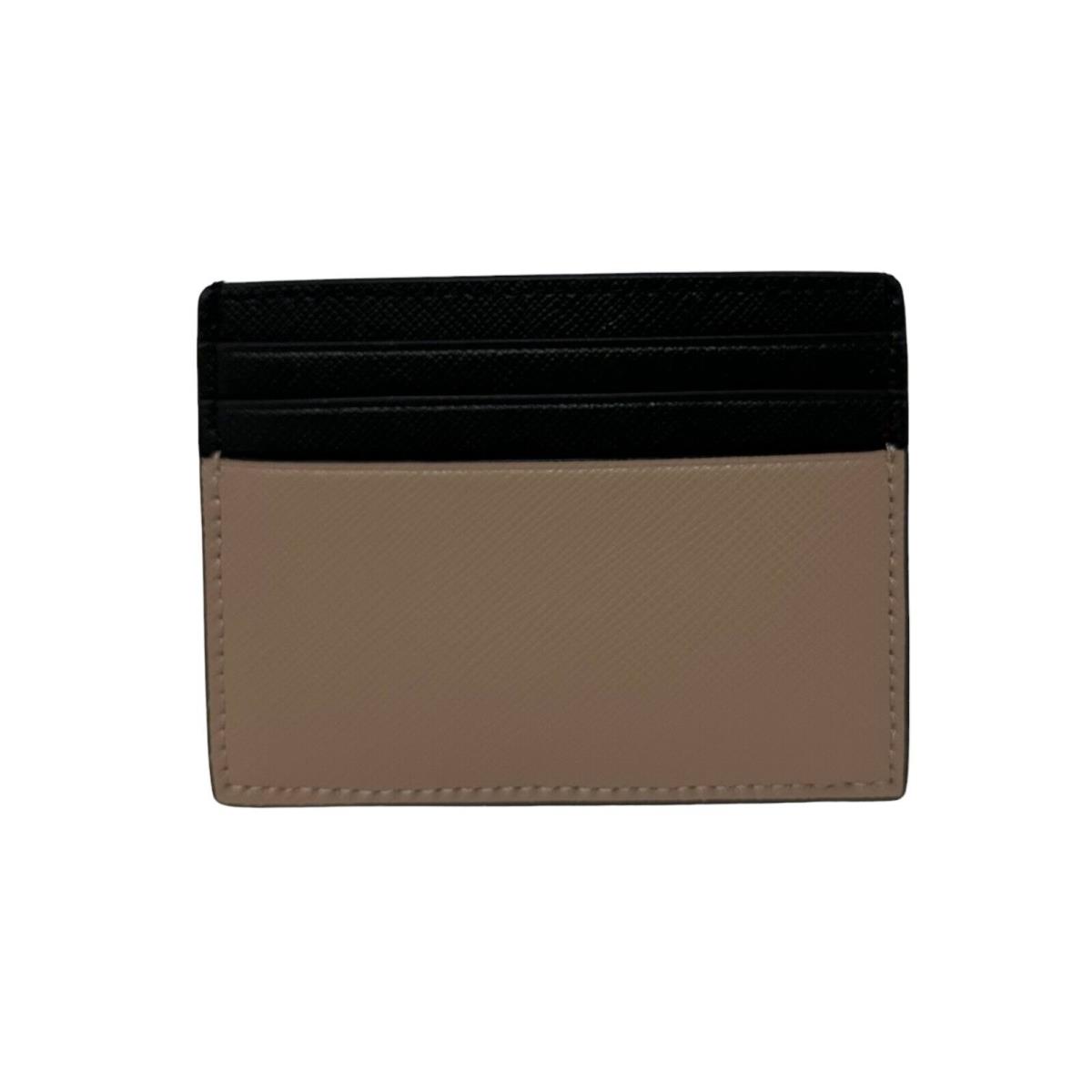 Kate Spade Madison Small Slim Card Holder Hazelnut Saffiano Leather Wallet KC516