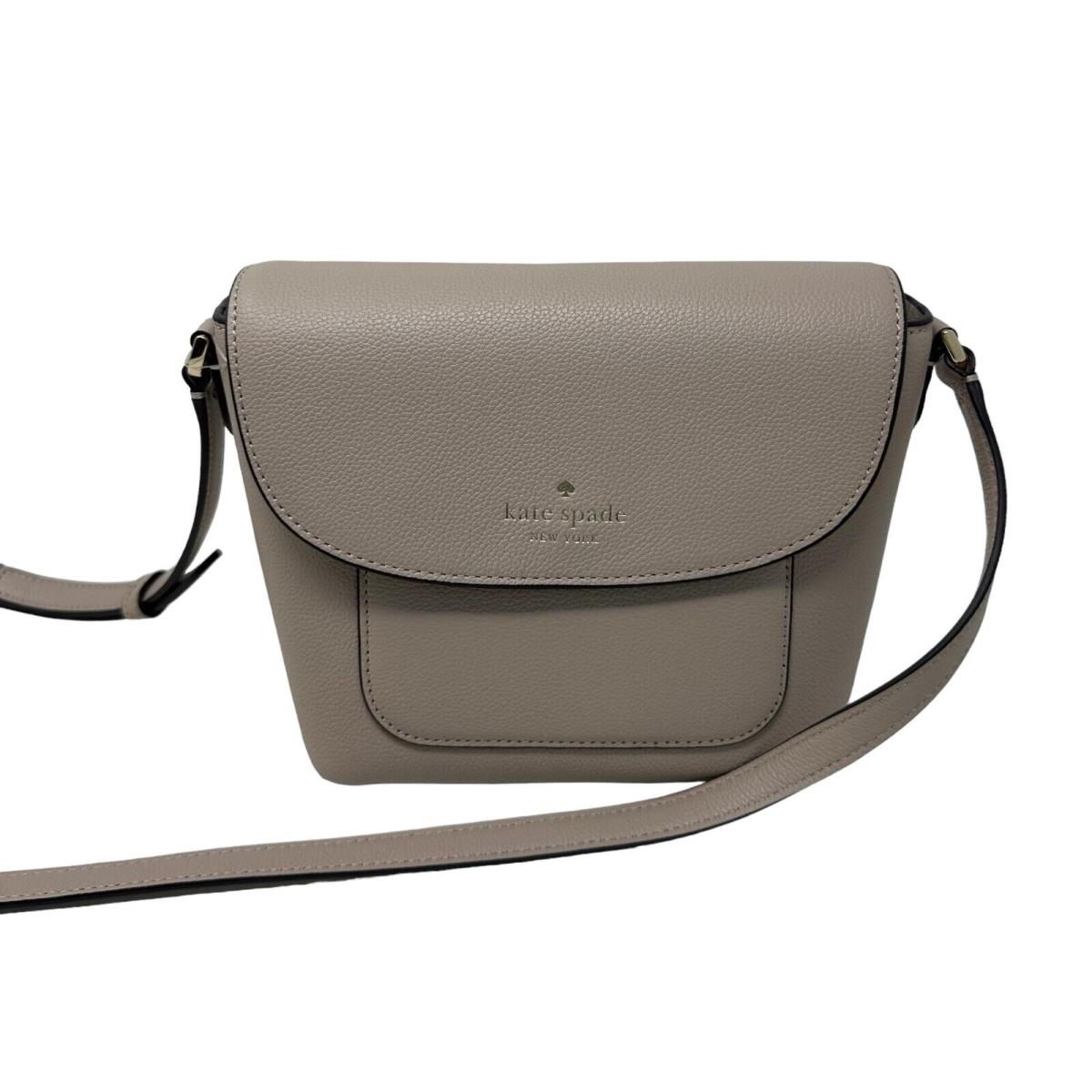 Kate Spade Elsie Pebbled Leather Warm Beige Crossbody Bag KE390