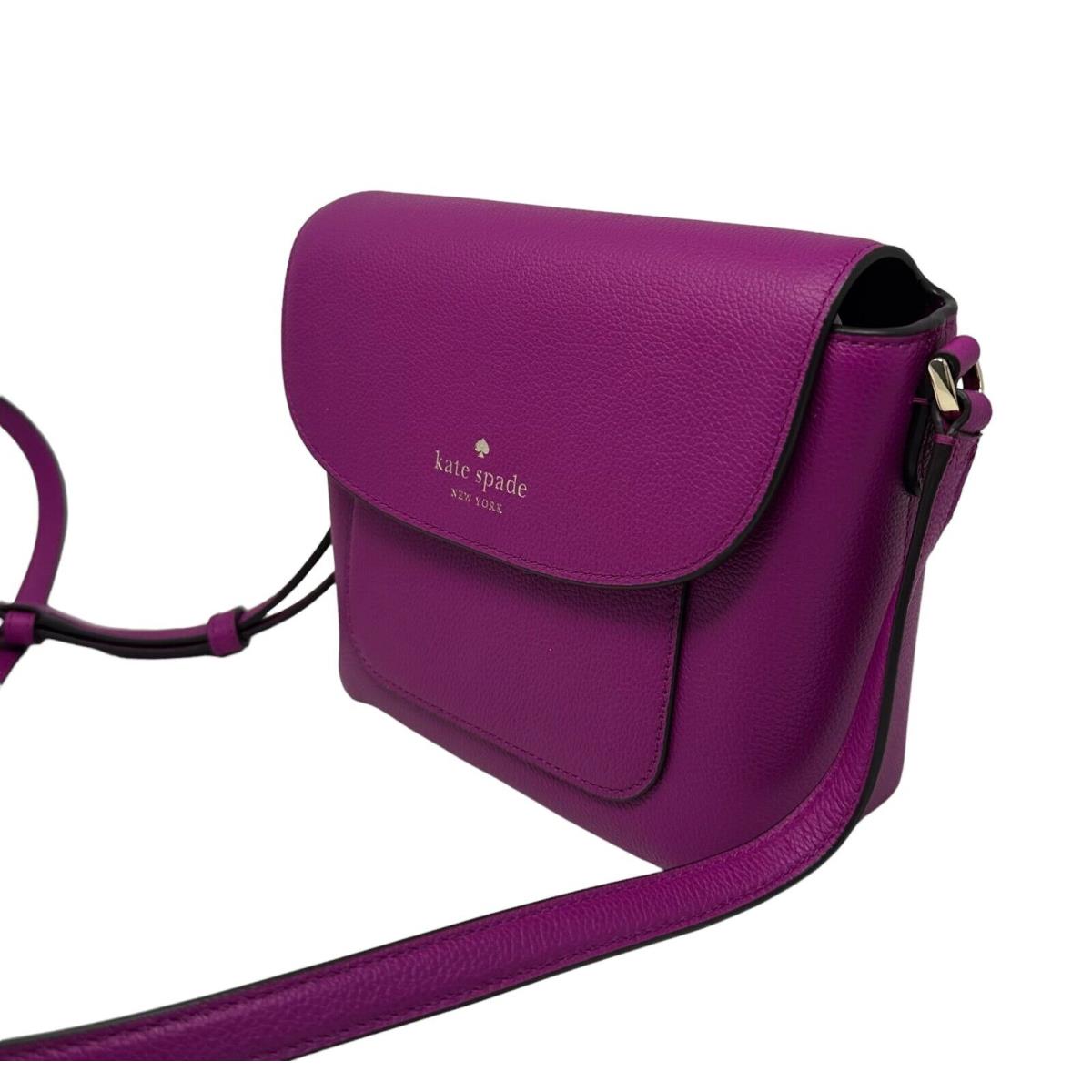 Kate Spade Elsie Pebbled Leather Baja Rose Crossbody Bag KE390