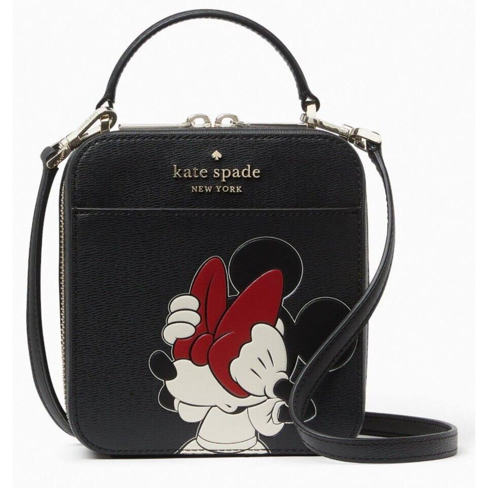 Kate Spade Disney Minnie Mouse Black Vanity Crossbody K9530 Retail FS