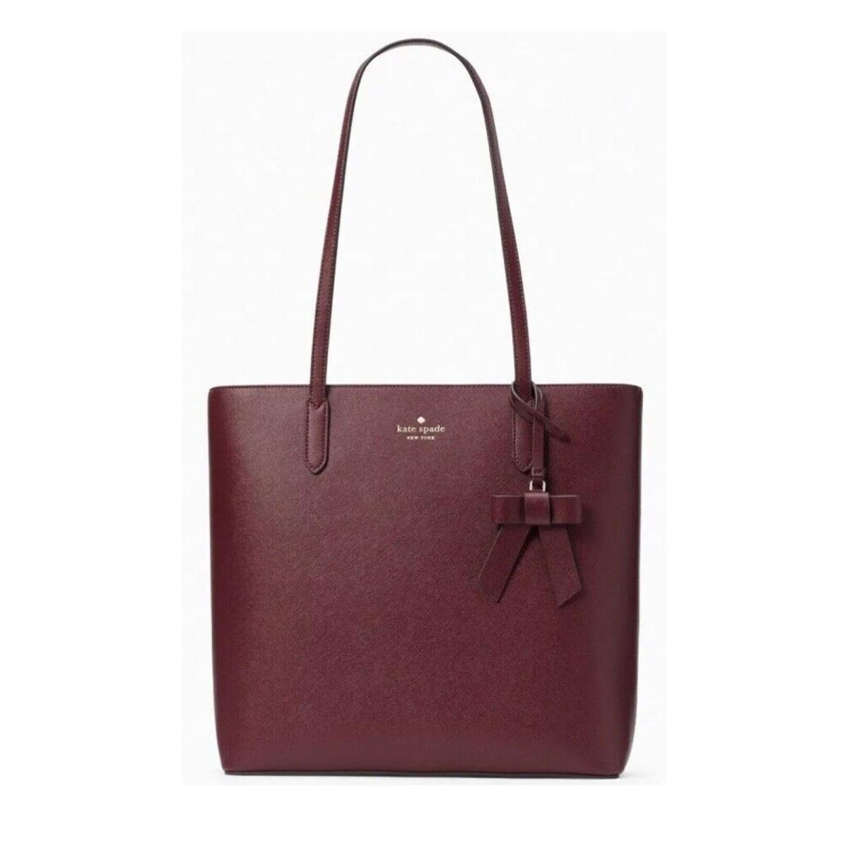 Kate Spade Brynn Large Tote Deep Berry Saffiano K5797