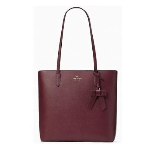 Kate Spade Brynn Large Tote Deep Berry Saffiano K5797