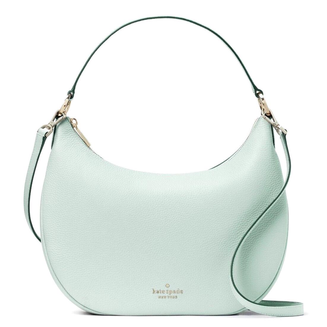 New Kate Spade Weston Shoulder Bag Pebble Leather Seawater with Dust Bag