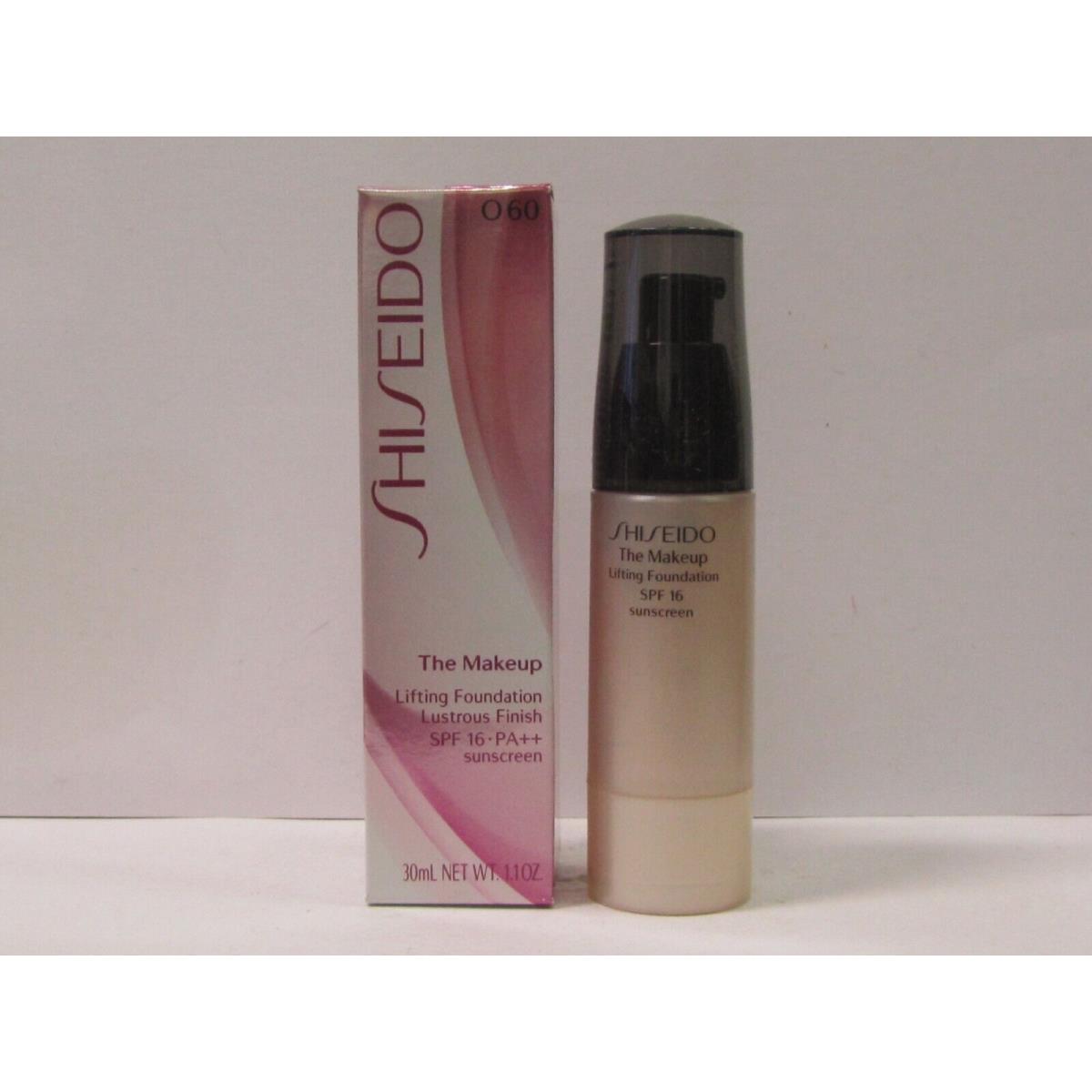 Shiseido The Makeup Lifting Foundation O60 Natural Deep Ochre 1.1 oz Spf 16