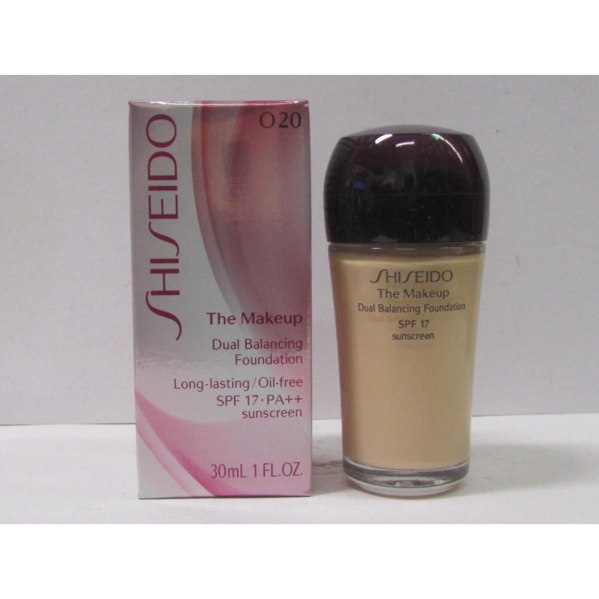 Shiseido The Makeup Dual Balancing Foundation Spf 17 O20 Natural Light Ochre 1oz