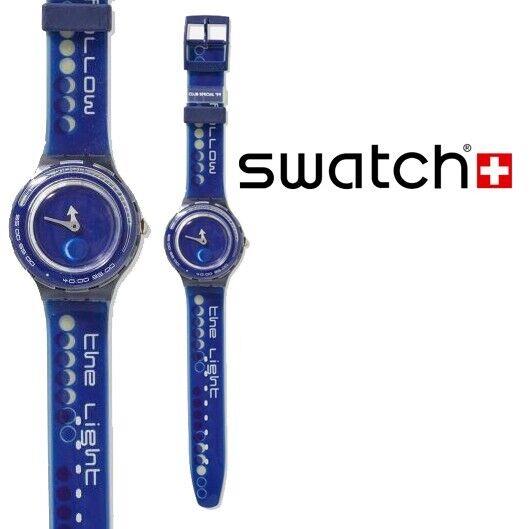 Numbered TO 20 000 Mint Rare 1999 Swatch Club Special Sun Moon Watch SDZ105