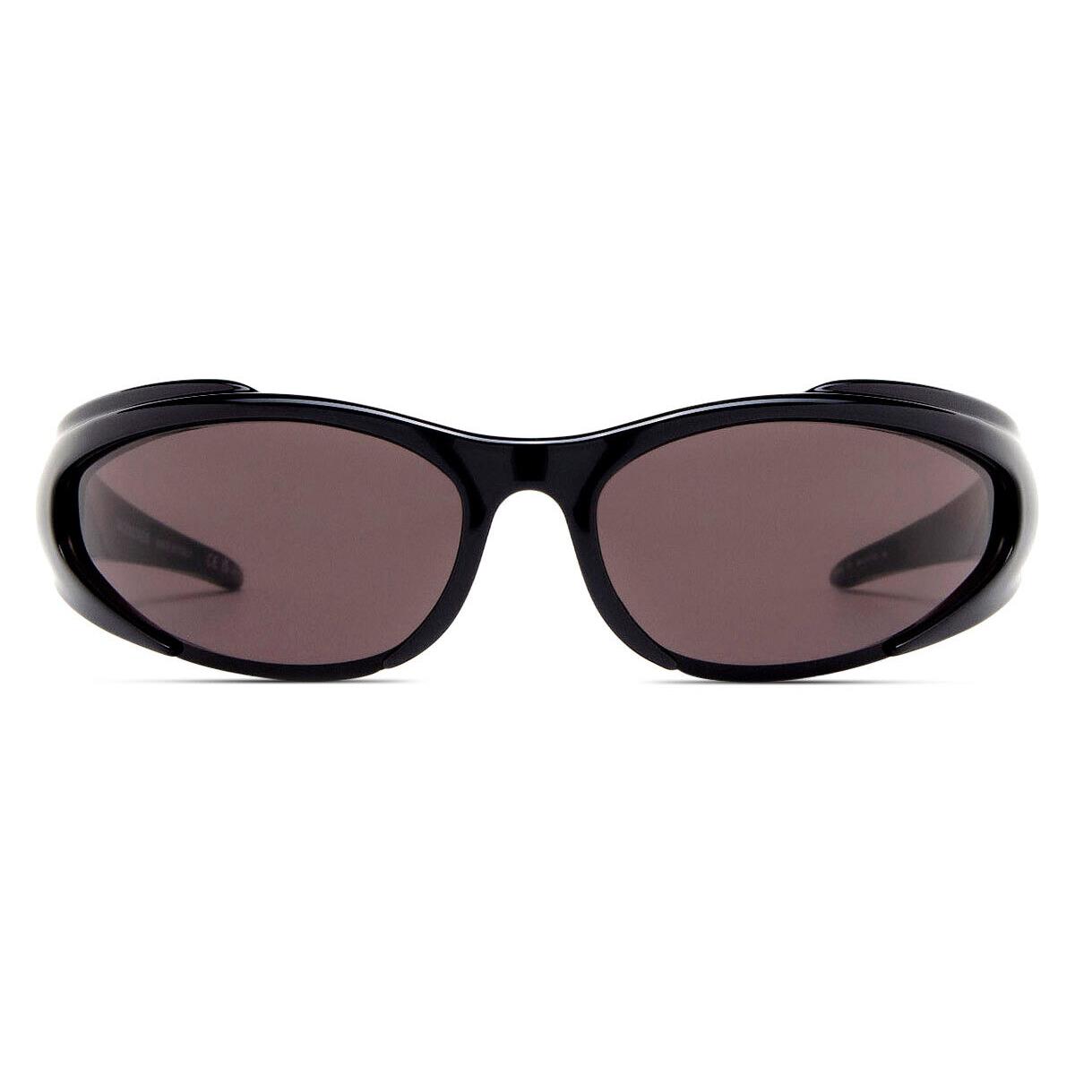 Balenciaga BB0253S Sunglasses Unisex Black / Gray 80mm