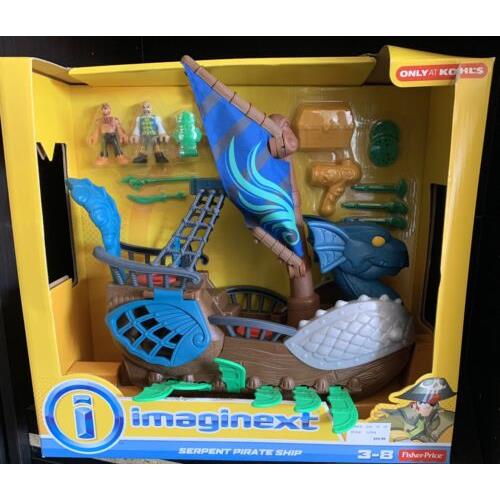 Fisher-price Imaginext Serpent Pirate Ship Playset