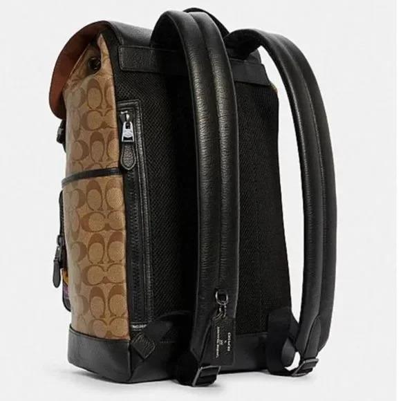 Coach X Jean Michel Basquiat Track Backpack In Signature Canvas