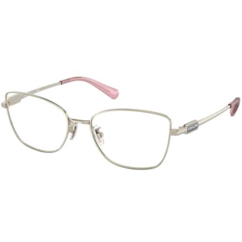 Coach HC5147 9423 Eyeglasses Women`s Shiny Light Gold Full Rim Cat Eye 51mm