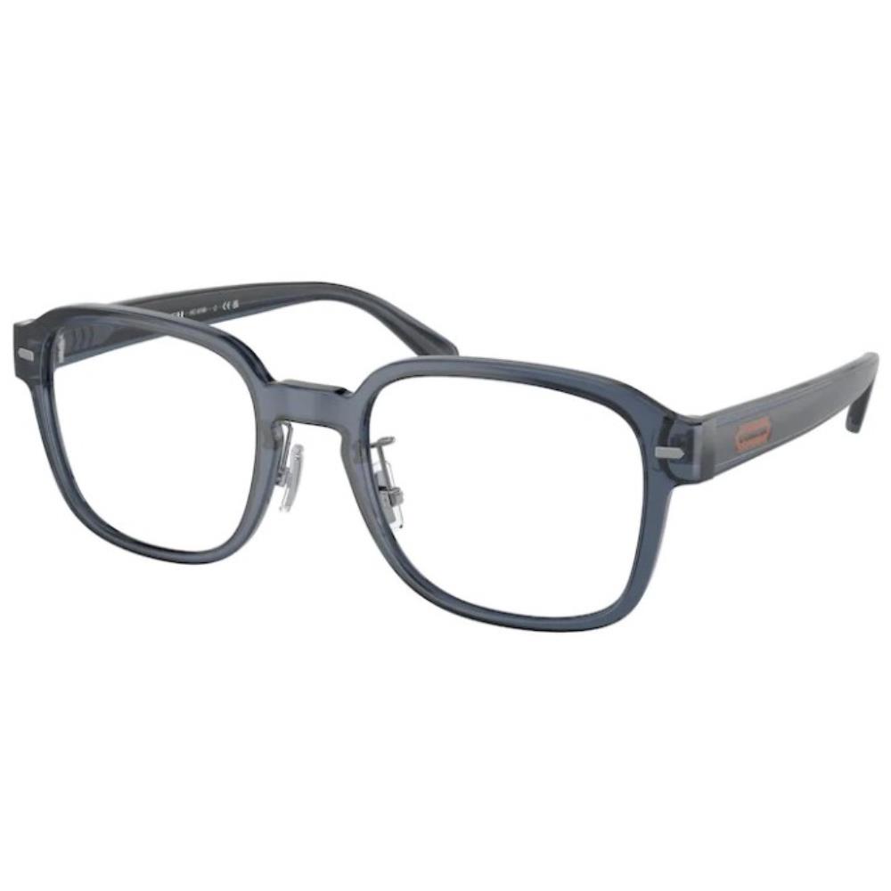 Coach HC6199 5707 Eyeglasses Men`s Transparent Dark Navy Full Rim 53mm