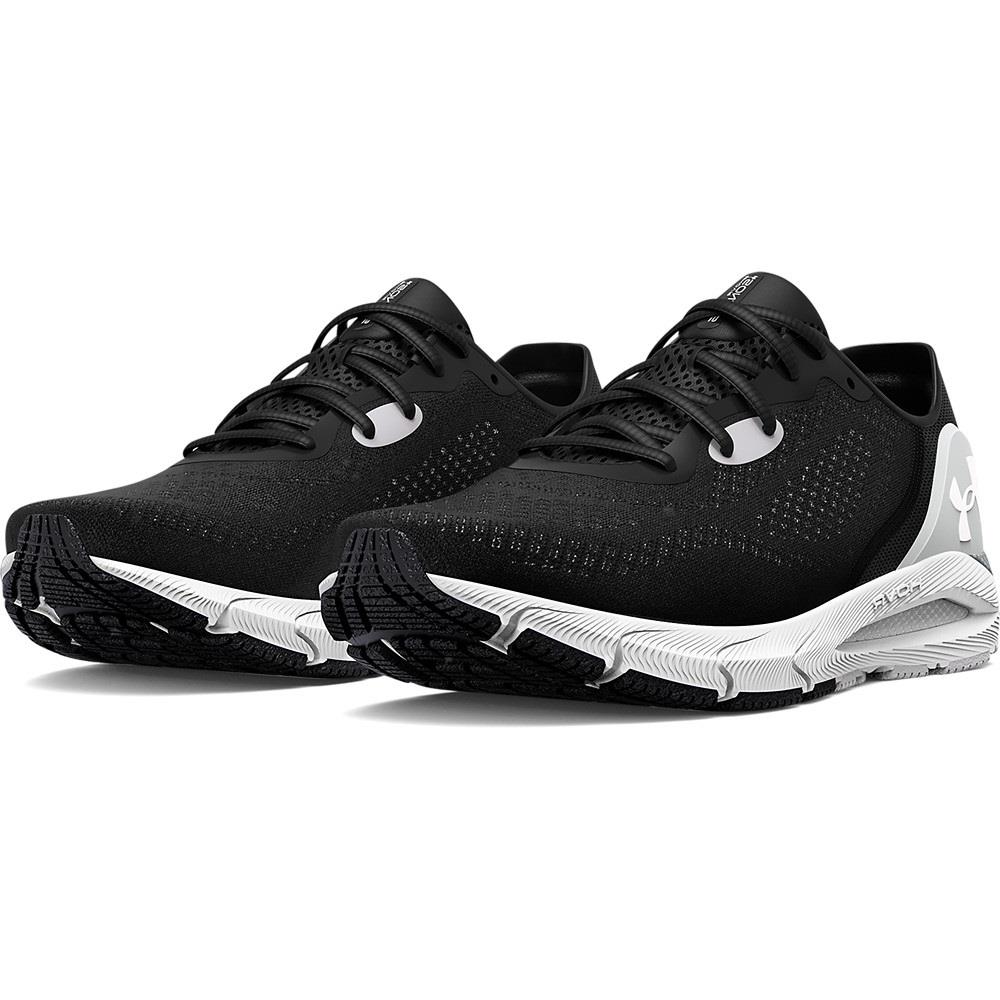 Under Armour 3024906 Women`s Training UA Hovr Sonic 5 Running Athletic Shoes Black/White