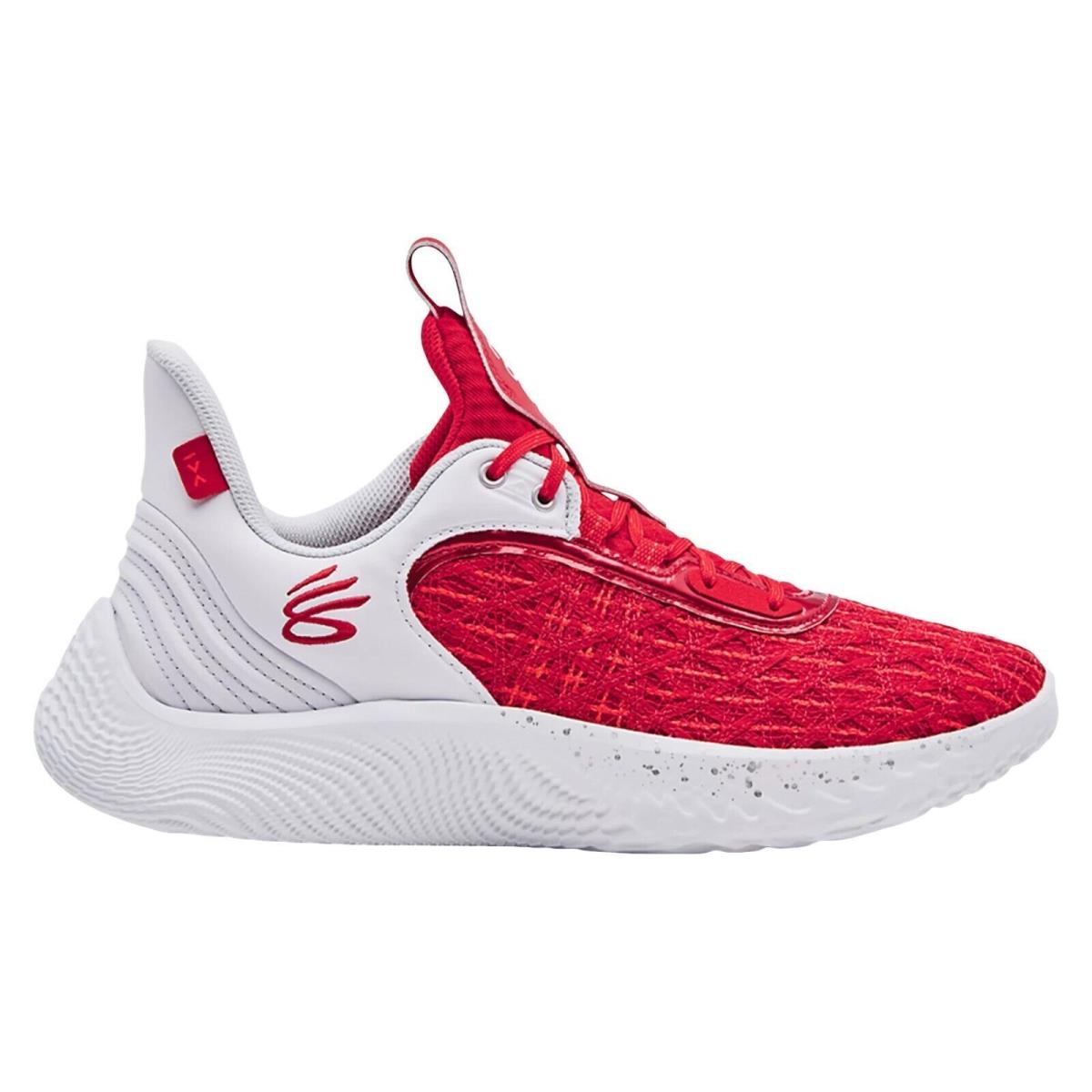 Men`s Under Armour Team Curry 9 Basketball Shoes Red 3025631-100