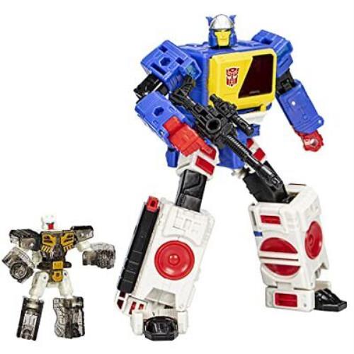 Transformers Toys Legacy Evolution Voyager Twincast and Autobot Rewind Toy 7