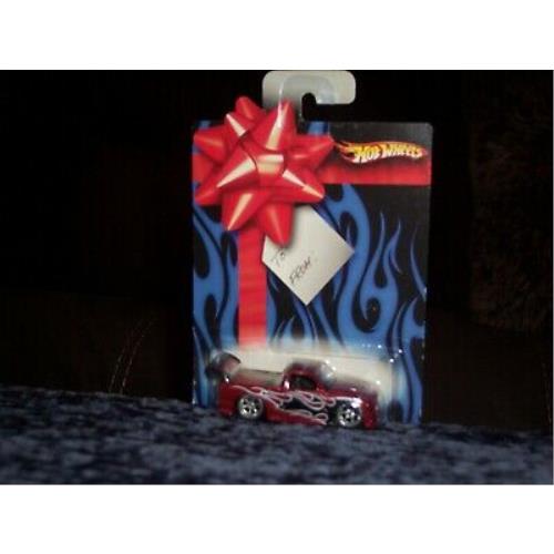 Hot Wheels - Htf - Super Tuner - Red - RR Tires - M3064 - Holiday Card