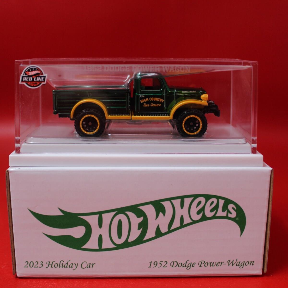 2023 Hot Wheels Rlc 1952 Dodge Power Wagon Green HW Holiday Car 1:64 Nip