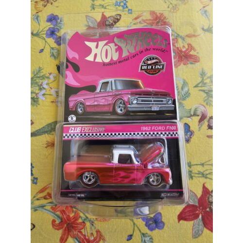 Hot Wheels 37th LA Convention Rlc Exclusive Pink 1962 Ford F100 IN Hand