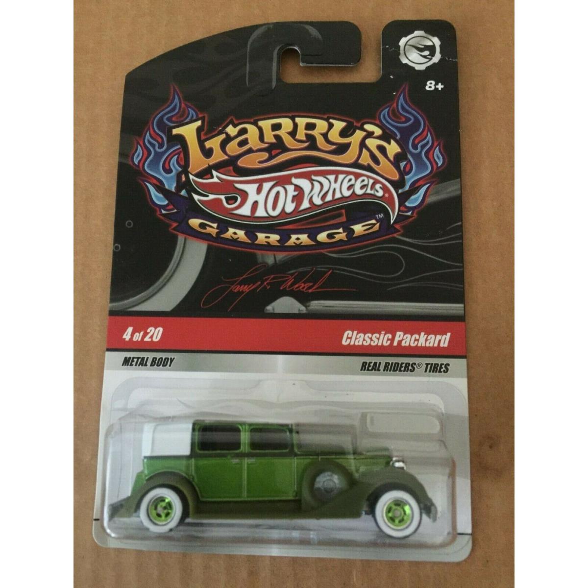 2008 Chase Hot Wheels Classic Packard Larry`s Garage Series Green 1:64 B48