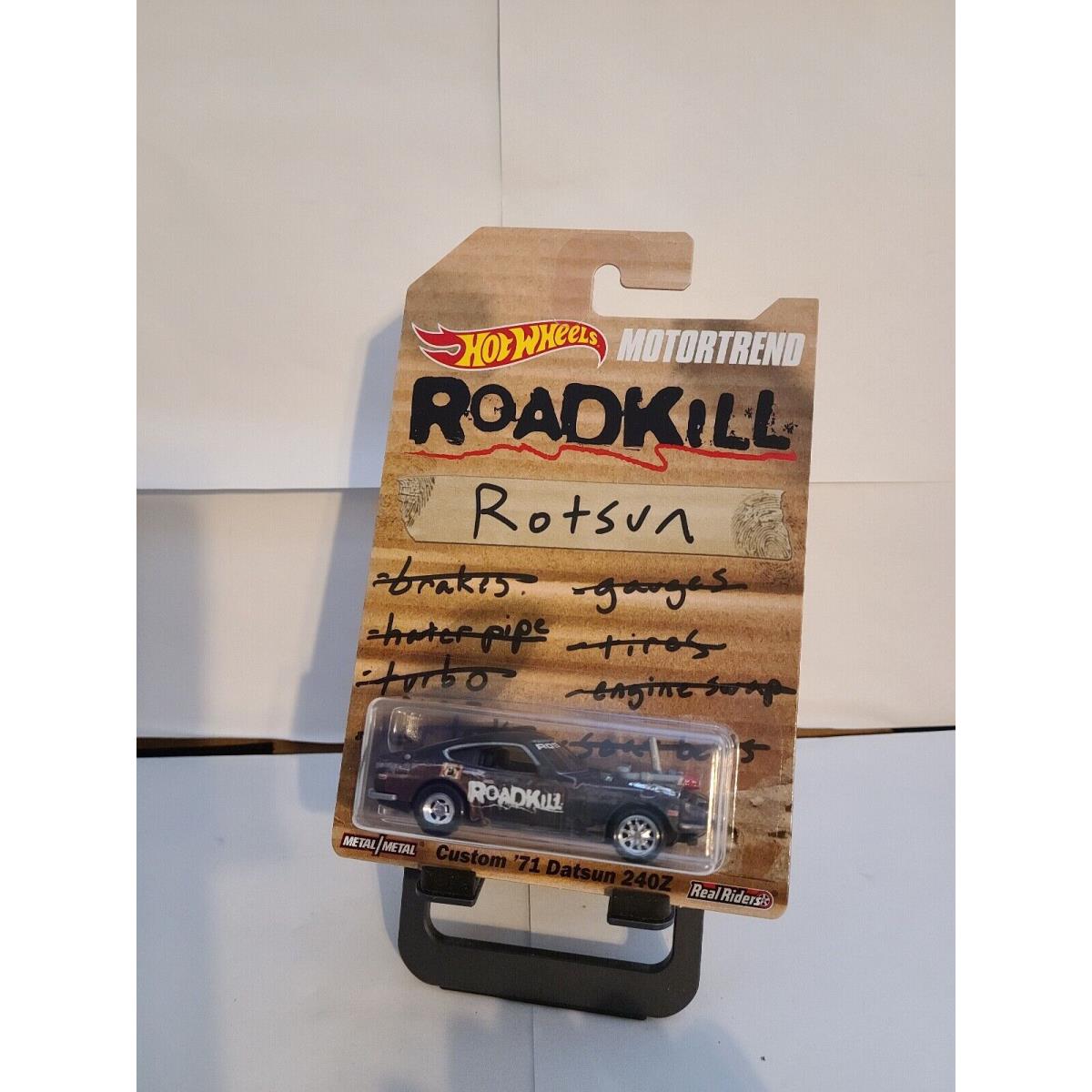 Hot Wheels Rlc Motortrend Roadkill Custom `71 Rotsun Datsun 240Z W/protector N36