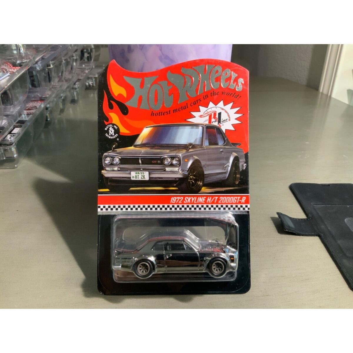 Hot Wheels Red Line Club 1972 Skyline H/t 2000GT-R 10259/30000 Chrome