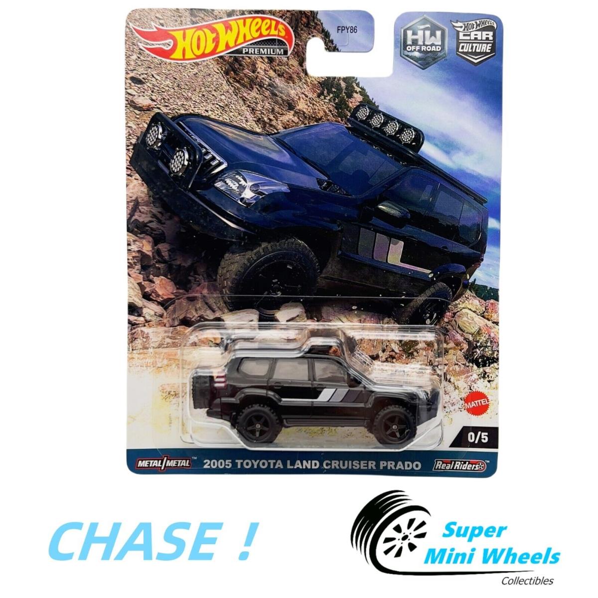 Chase Hot Wheels Car Culture 2005 Toyota Land Cruiser Prado with Case Protector