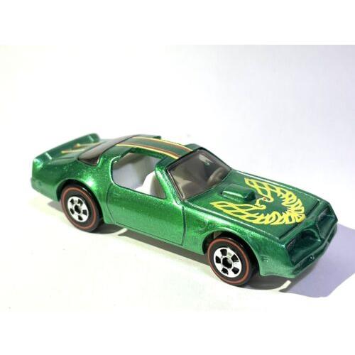 Custom Made Hot Wheels Hotbird Ultra Rare Metallic Green Firebird Redline