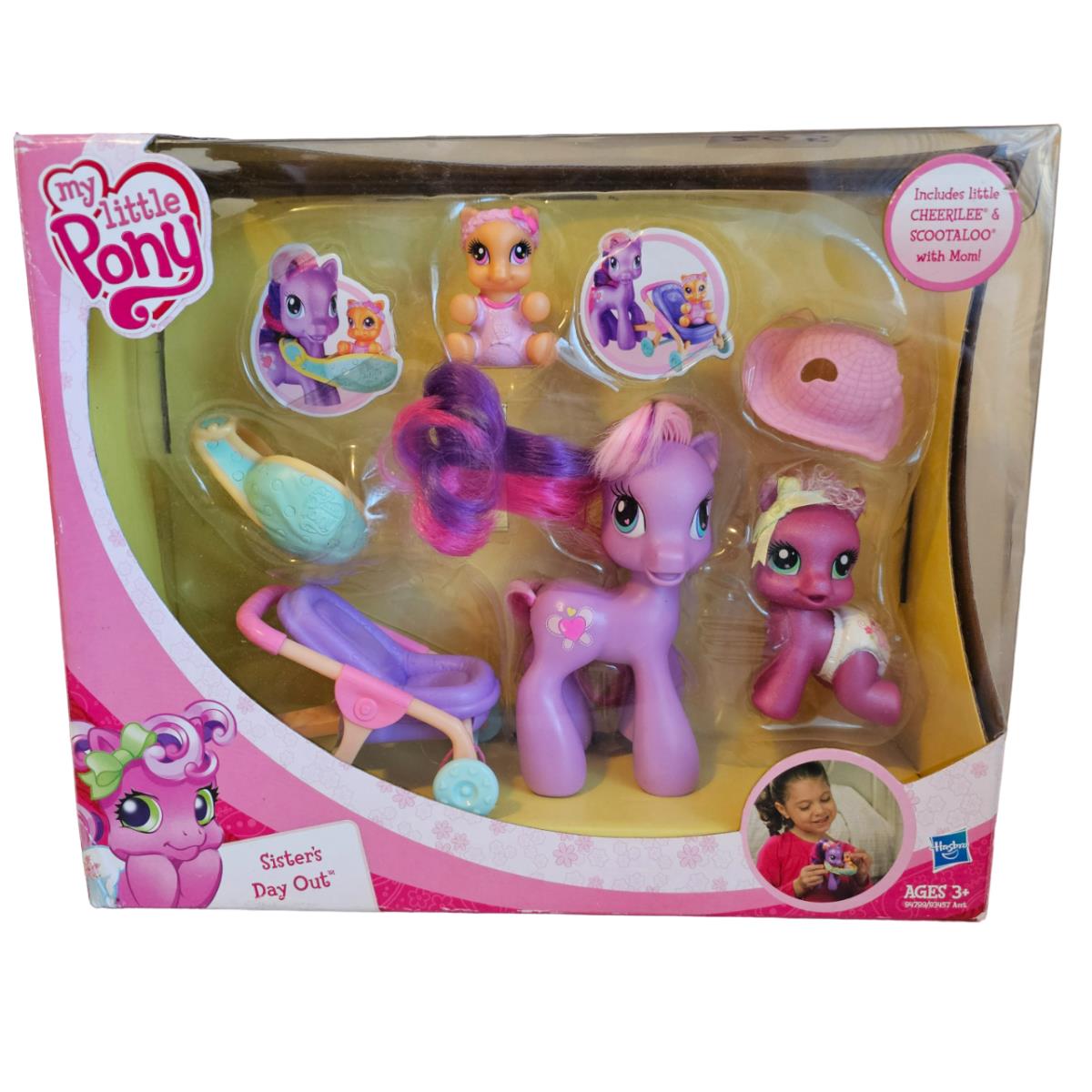 Hasbro My Little Pony Sister`s Day Out Little Cheerilee Scootaloo Mlp 2009