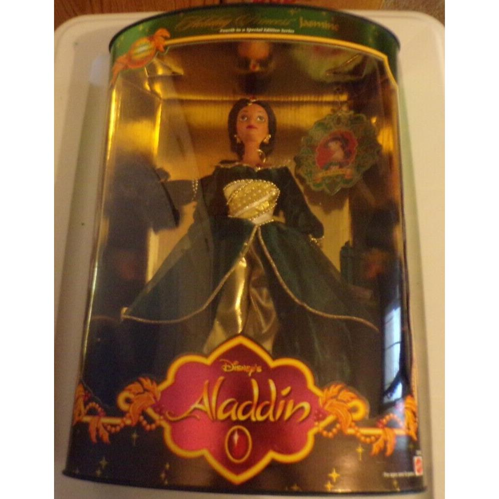 1999 Disney`s Mattel 22092 - 4TH. IN Series Holiday Princess Jasmine Doll