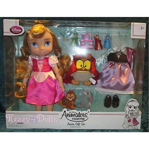 Disney LE Animators` Collection Deluxe Doll Gift Set Aurora Sleeping Beauty