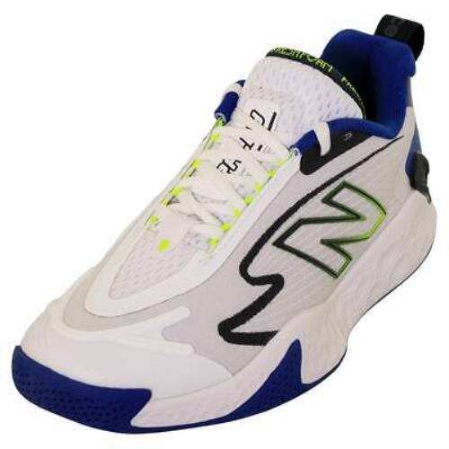 New Balance Men`s Fresh Foam X Ct-rally D Width Tennis Shoes White