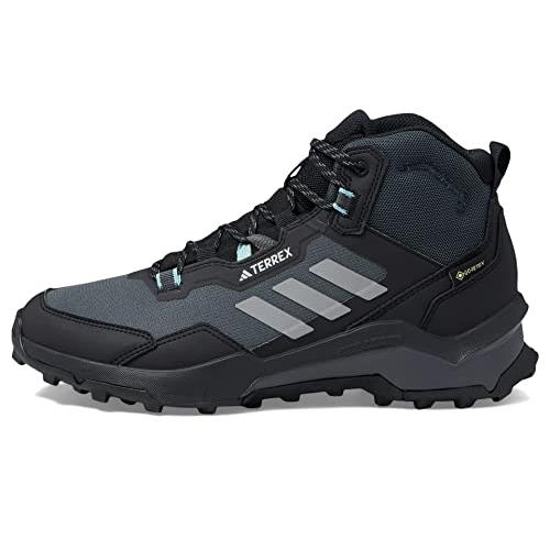 Adidas Women`s Terrex Ax4 Mid Gore-tex Hiking Snea Black/Grey/Mint Ton