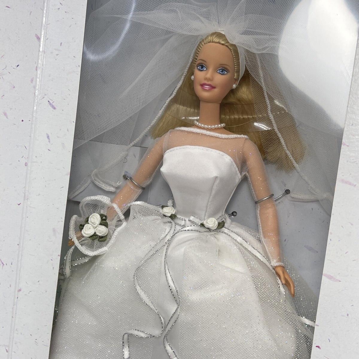 1999 Blushing Bride Barbie Blonde Caucasian Doll 26074 Mattel Vintage