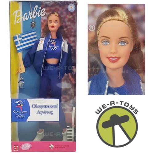 Barbie 2000 Olympic Games Greece Doll 1999 Mattel 25977 Nrfb