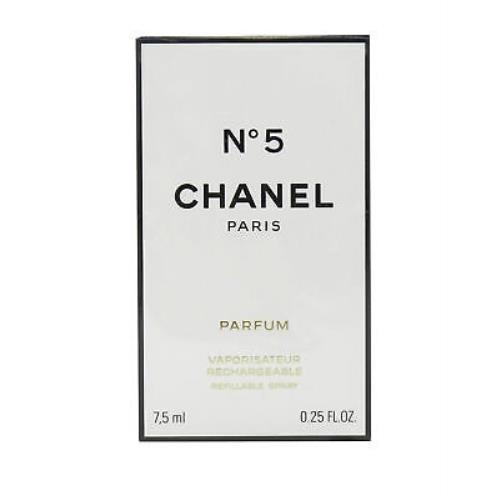 Chanel No 5 Parfum Refillable Spray 0.25 Ounces