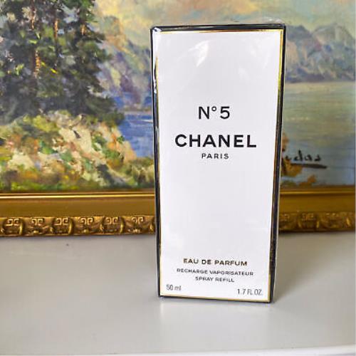 Chanel No 5 Eau De Perfum 50ml/1.7FLoz Vaporisateur Recharge/refill