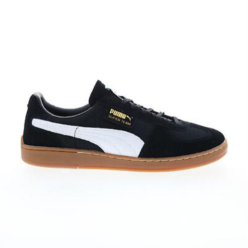 Puma Super Team OG 39042408 Mens Black Suede Lifestyle Sneakers Shoes - Black