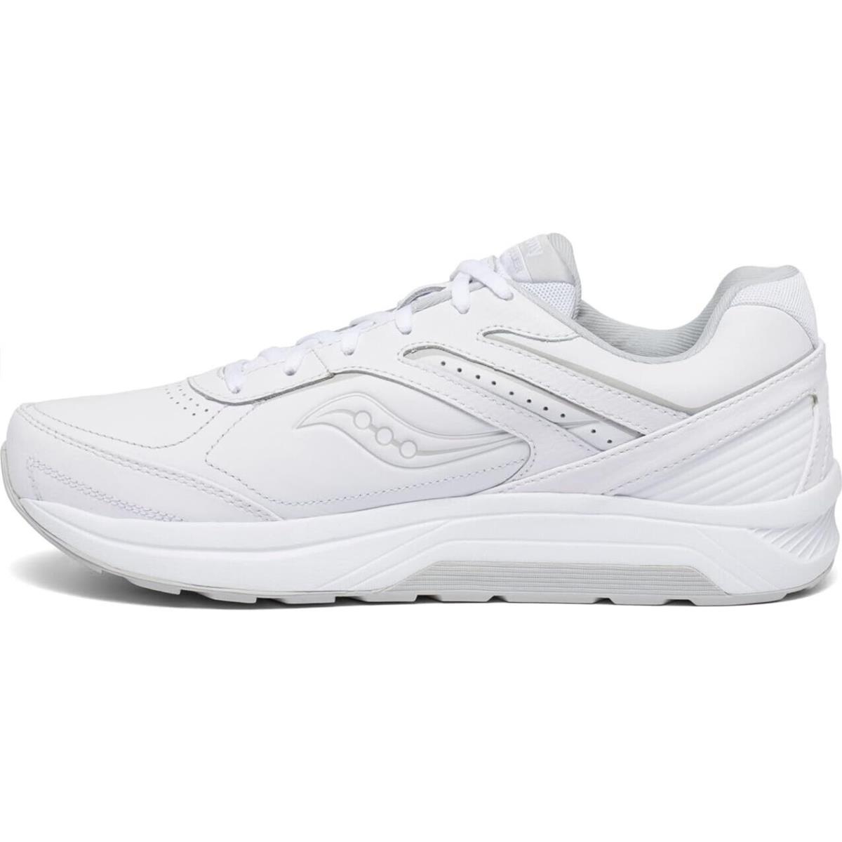 Saucony Echelon Walker 3 Walking Shoes White Men`s Size 12.5 Extra Wide - White