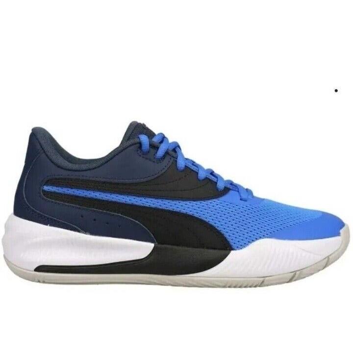 Puma 195217-05 Triple Mens Basketball Sneakers Shoes Casual - Blue Sz 14 - Blue