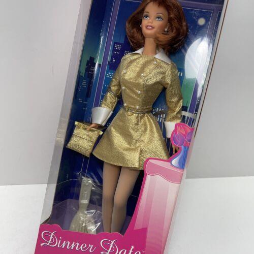 1997 Dinner Date Barbie Doll Redhead Gold Special Edition 19037 Mattel Vtg -new