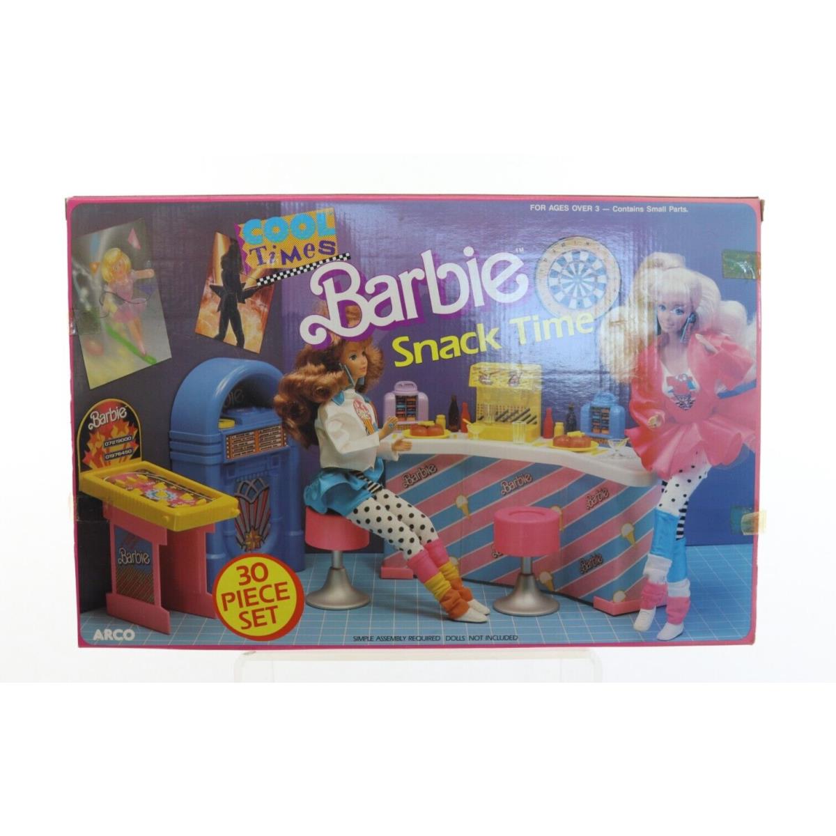 Vintage Barbie Cool Times Snack Time Set Arco No. 7356 Nrfb