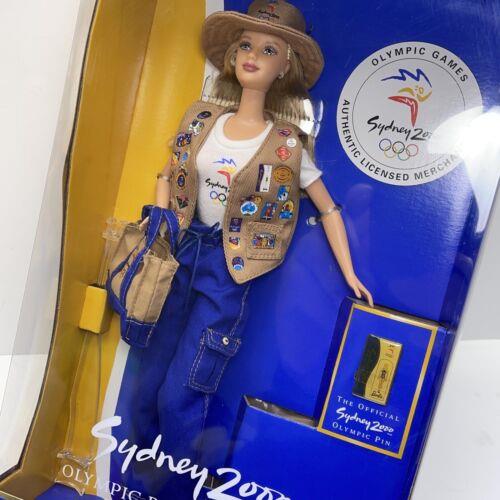 Sydney 2000 Barbie Olympic Pin Collector Edition 25644 Mattel Vintage 1999 -new