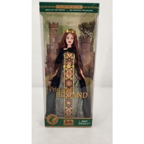 Princess of Ireland Barbie 2001 Nrfb 53367 Dolls of The World International Box