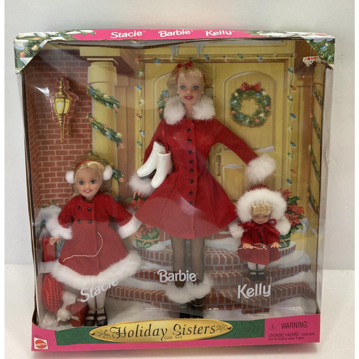 Barbie Holiday Sisters 1999 Kelly Stacie Doll Set - 23617