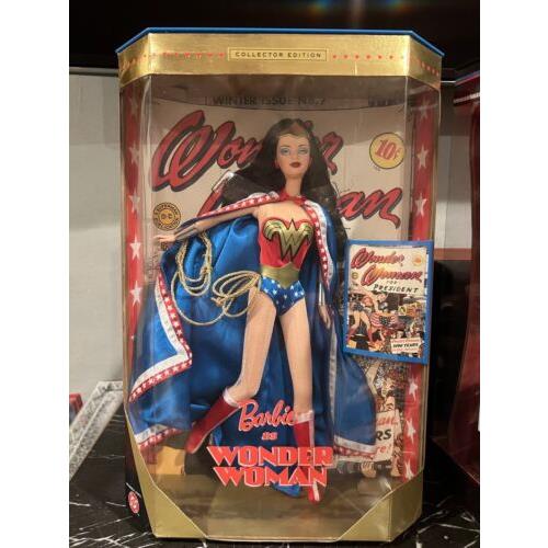 Vhtf Rare Vintage Marvel Wonder Woman Barbie Le/collectors Edition 24638