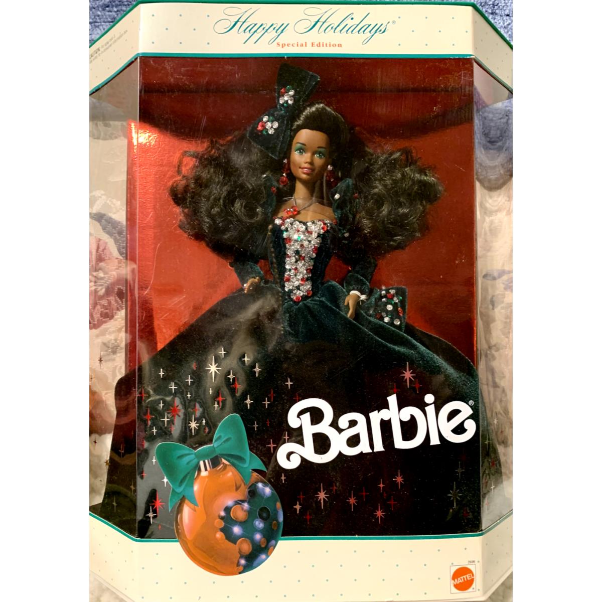 Happy Holidays Special Edition Barbie Doll African American Mattel