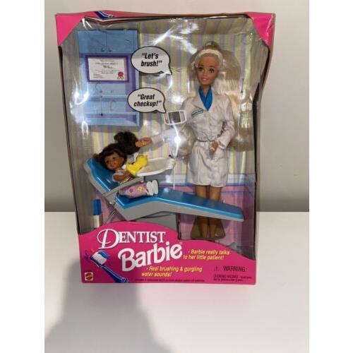 Vintage Talking Dentist Barbie 1997 Mattel 17255 In Box