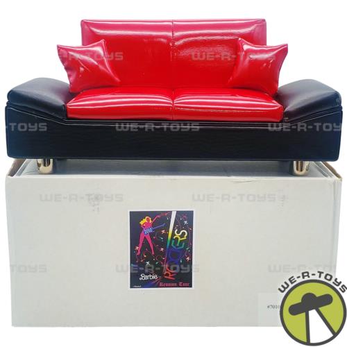 Barbie and The Rockers Reunion Tour Red Black Sofa 2010 Mattel 70100