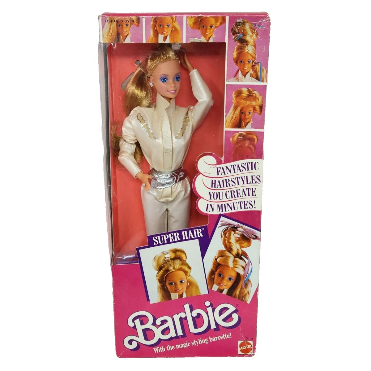 Vintage 1986 Super Hair Barbie Doll Magic Styling Barrette Mattel 3101