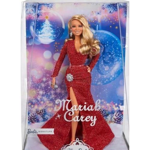 2023 Barbie Signature Mariah Carey Holiday Doll Christmas Red Dress In Hand