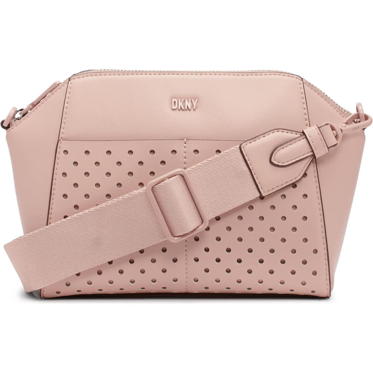 Dkny Peyton Medium Satchel Bag Rosewater Silver - Handle/Strap: , Hardware: Silver tone, Exterior: